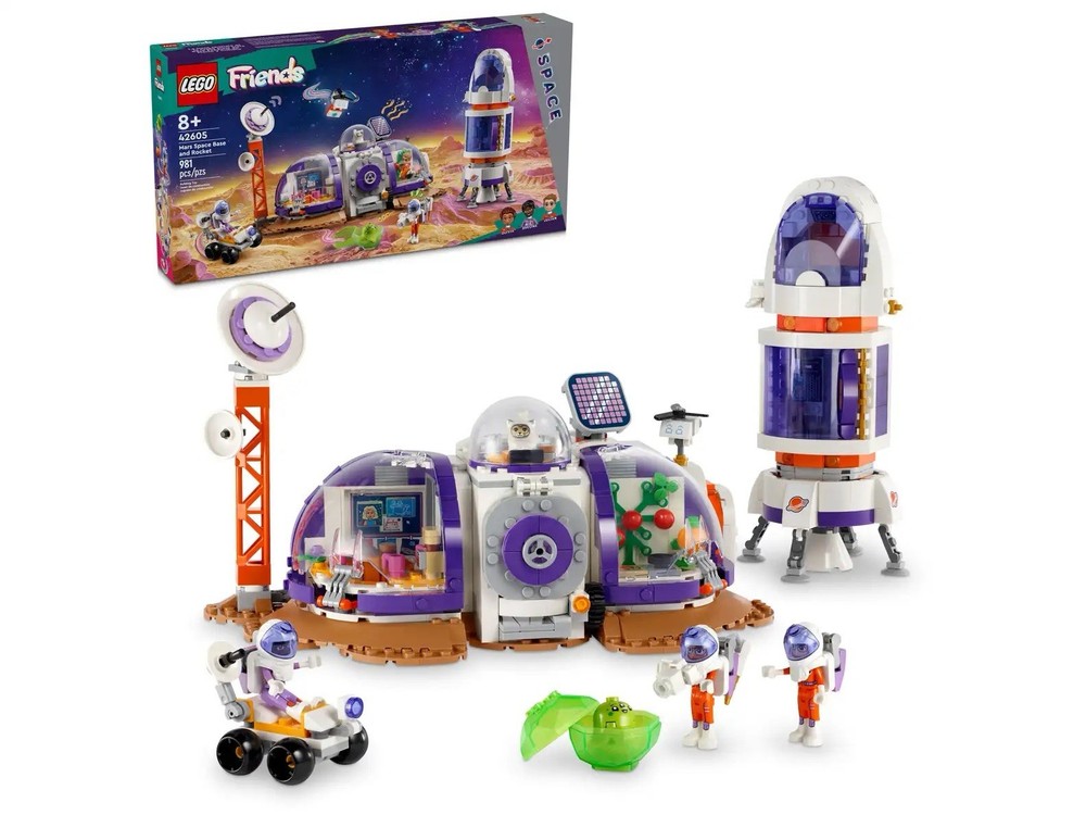 LEGO Friends 42605 Mars Space Base & Rocket 981 pcs New Sealed