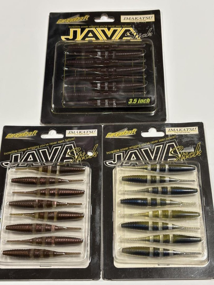 Fishing Lure Imakatsu Worm Set Jabastic 3 3.5 Copper Shiner