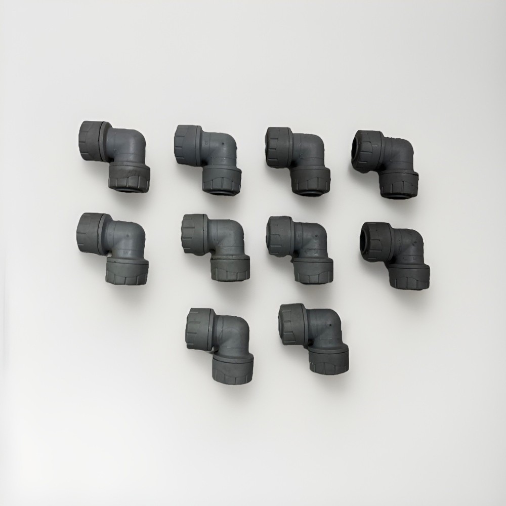 PolyPlumb 15mm Elbow PB115 Grey Plastic Pack of 10 NEW