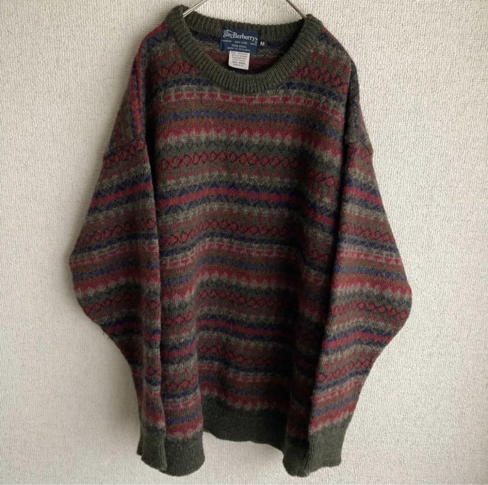 Burberry knit sweater Men's Fashion from Japan