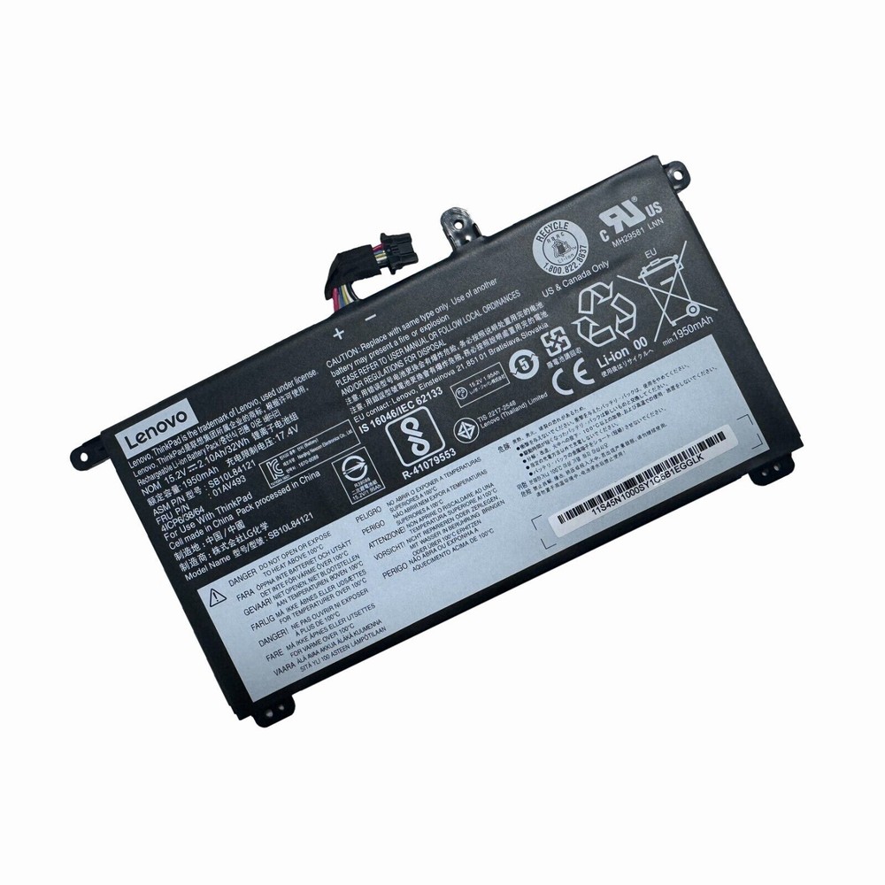 Genuine 01AV493 00UR891 00UR892 Battery For Lenovo ThinkPad T570 T580 P51S P52S