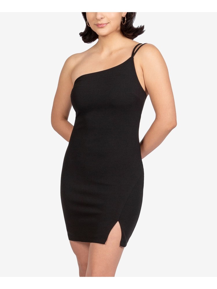 B DARLIN Womens Black Scuba Crepe Sleeveless Short Dress 11\12