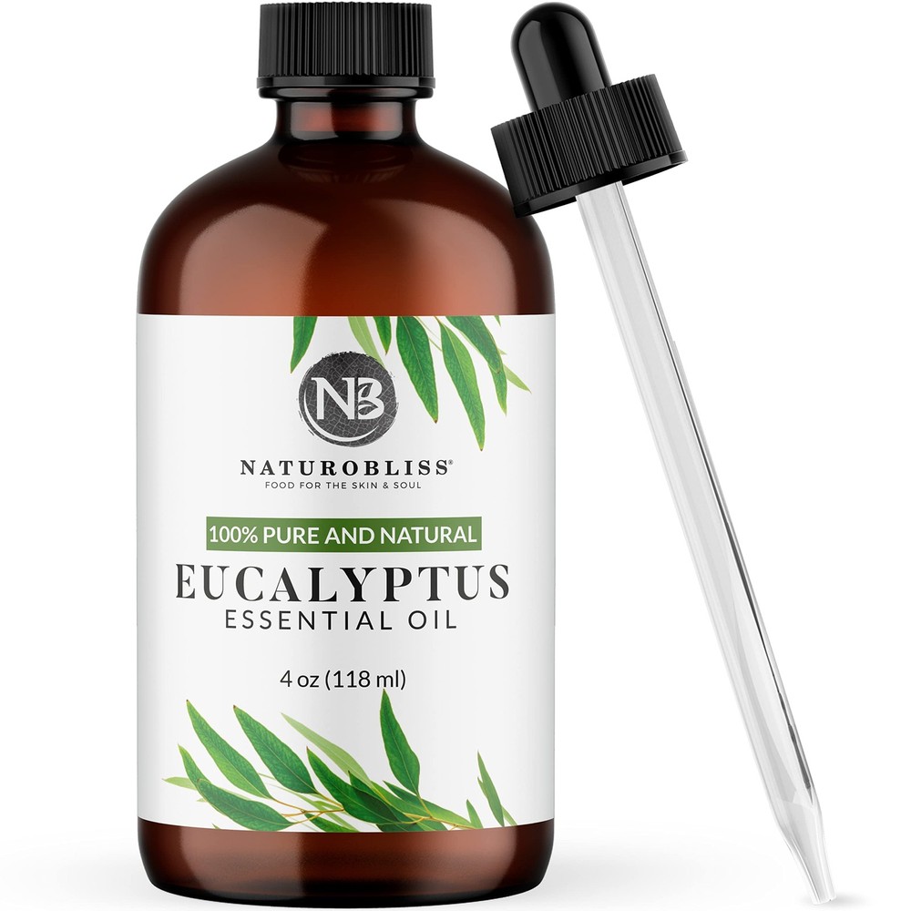 100% Pure Natural Eucalyptus Essential Oil 4oz Therapeutic Grade Undiluted