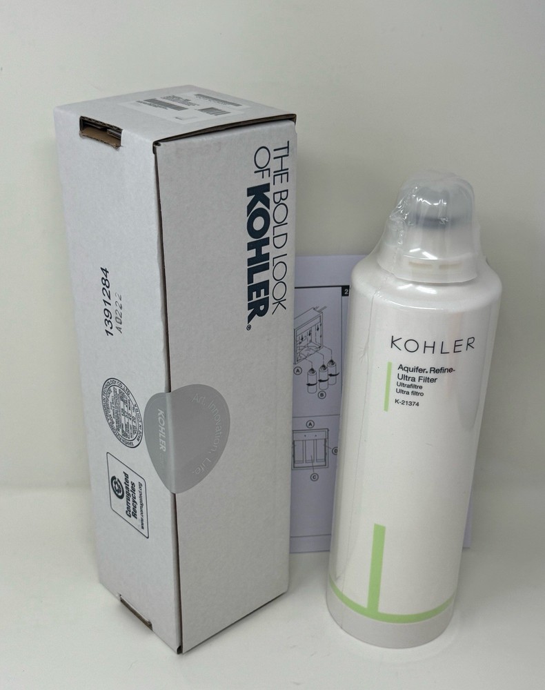 Kohler Aquifer Refine Ultra-Filter Replacement Filter Cartridges K-21374-NA