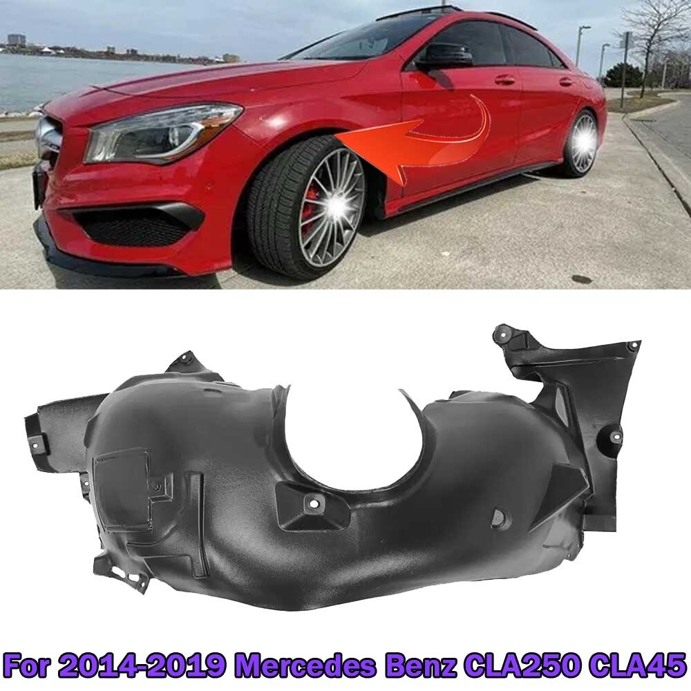 For 14-19 CLA45 AMG & CLA250 Front Splash Shield Inner Fender Liner Left Side