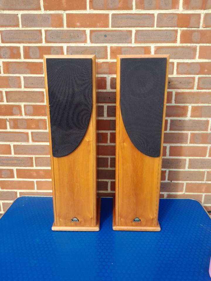 Castle Severn Vintage Floor Standing Speakers (Matching Serial No. 82849)