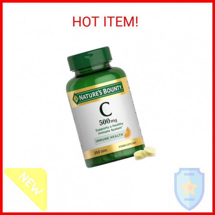 Nature’s Bounty Vitamin C, Supports a Healthy Immune System, Vitamin Supplement,