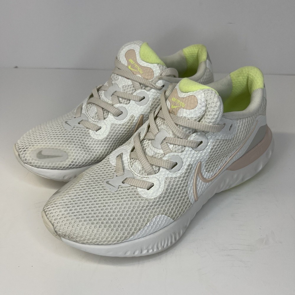 Nike Renew Running Shoes Womens Size 7 Summit White/Guava Ice Color Sneakers