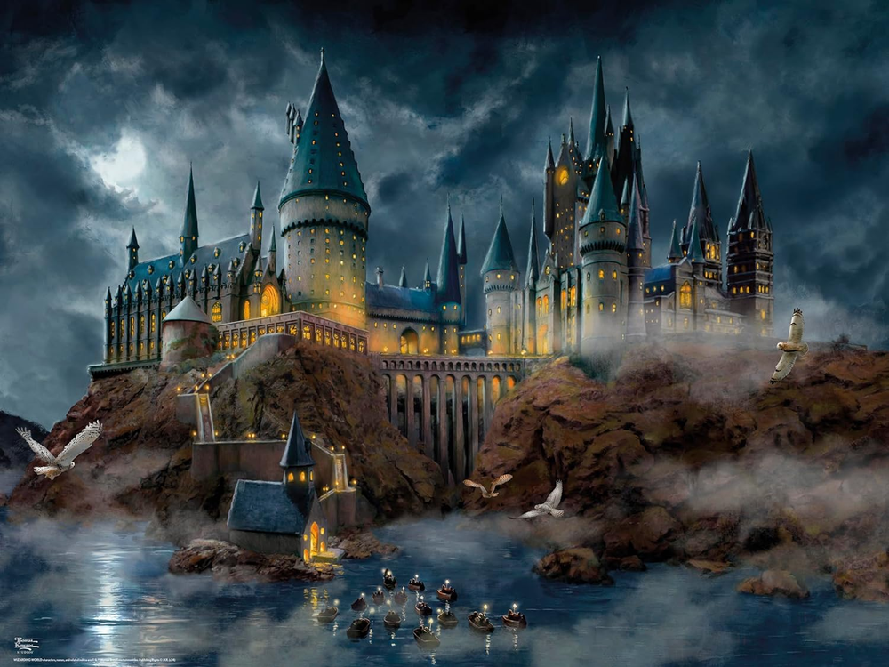 Harry Potter Hogwarts Castle 1500-Piece Jigsaw Puzzle for Adults & Kids
