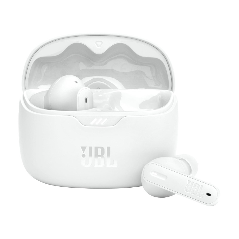 JBL Tune Beam True Wireless Earbuds in Sleek White Design