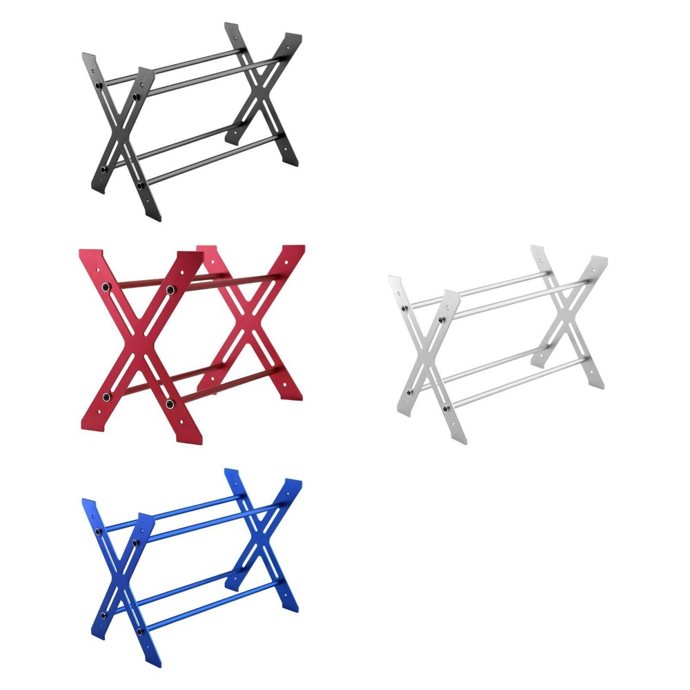 RC Car Wheel and Tire Storage Rack with Easy Assembly for Organized Display