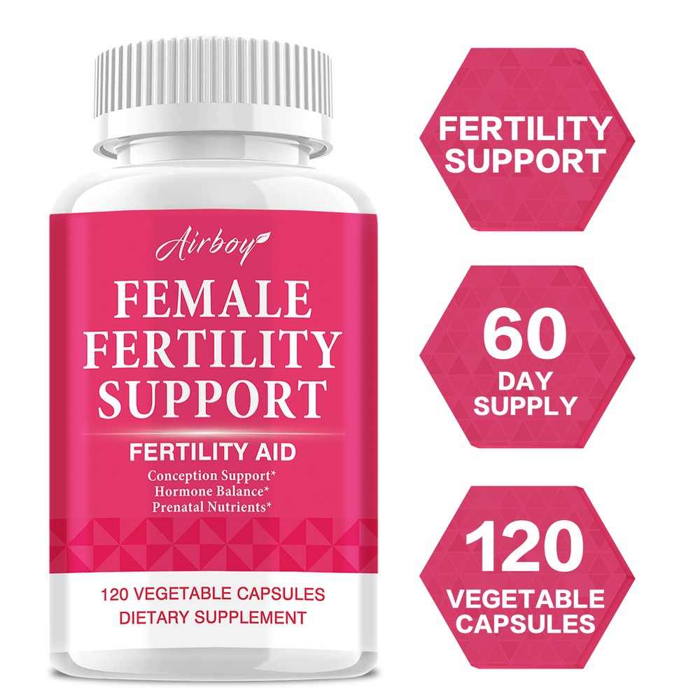 Female Fertility Support - Hot Flashes Support, Hormonal Balance, Max Strength