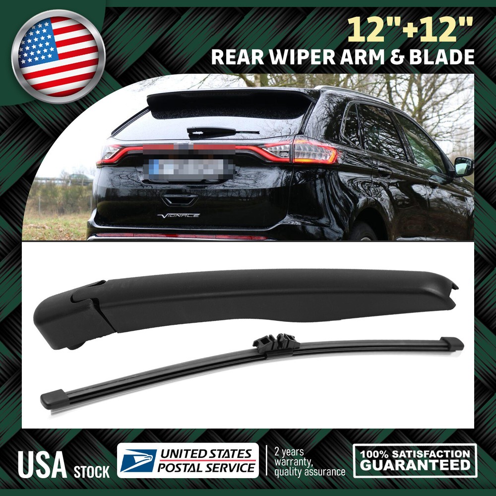 OEM Quality Bracketless Windshield Wiper Blades &Arm For FORD EDGE 2015-2019 12