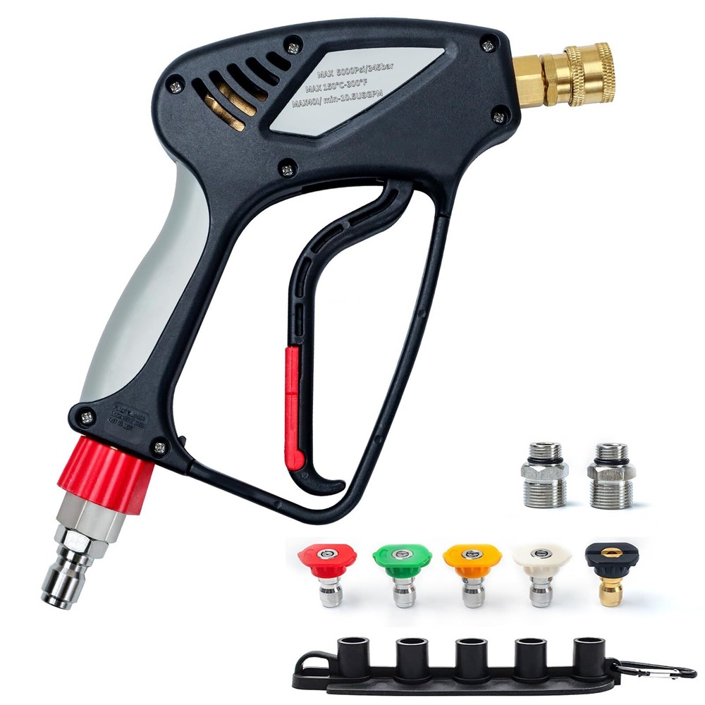 Pressure Washer Short 5000 PSI with Swivel,High Pressure Car Wash Foam Power ...