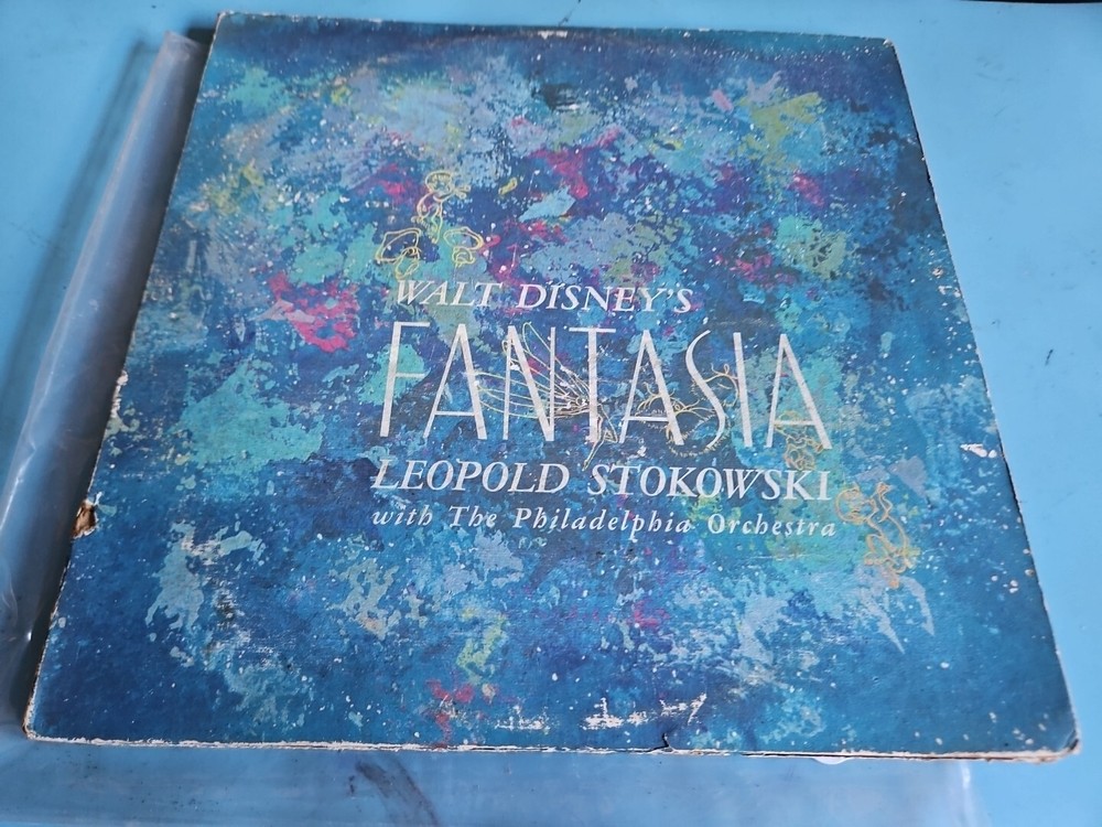 Walt Disney's Fantasia 1964 VG+ 3LP Reissue Buena Vista STEREO 101 Classical