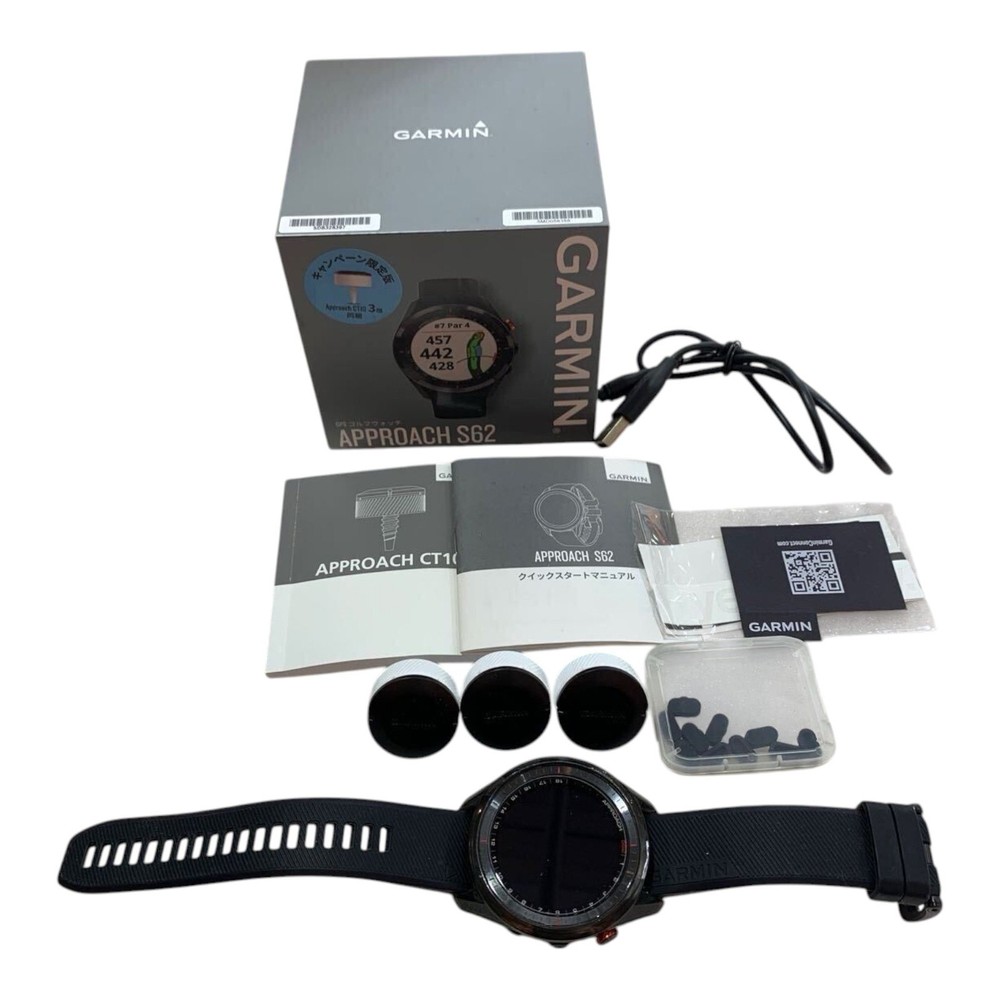 Garmin Approach S62 Golf GPS Smartwatch with Heart Rate Used Japan Import