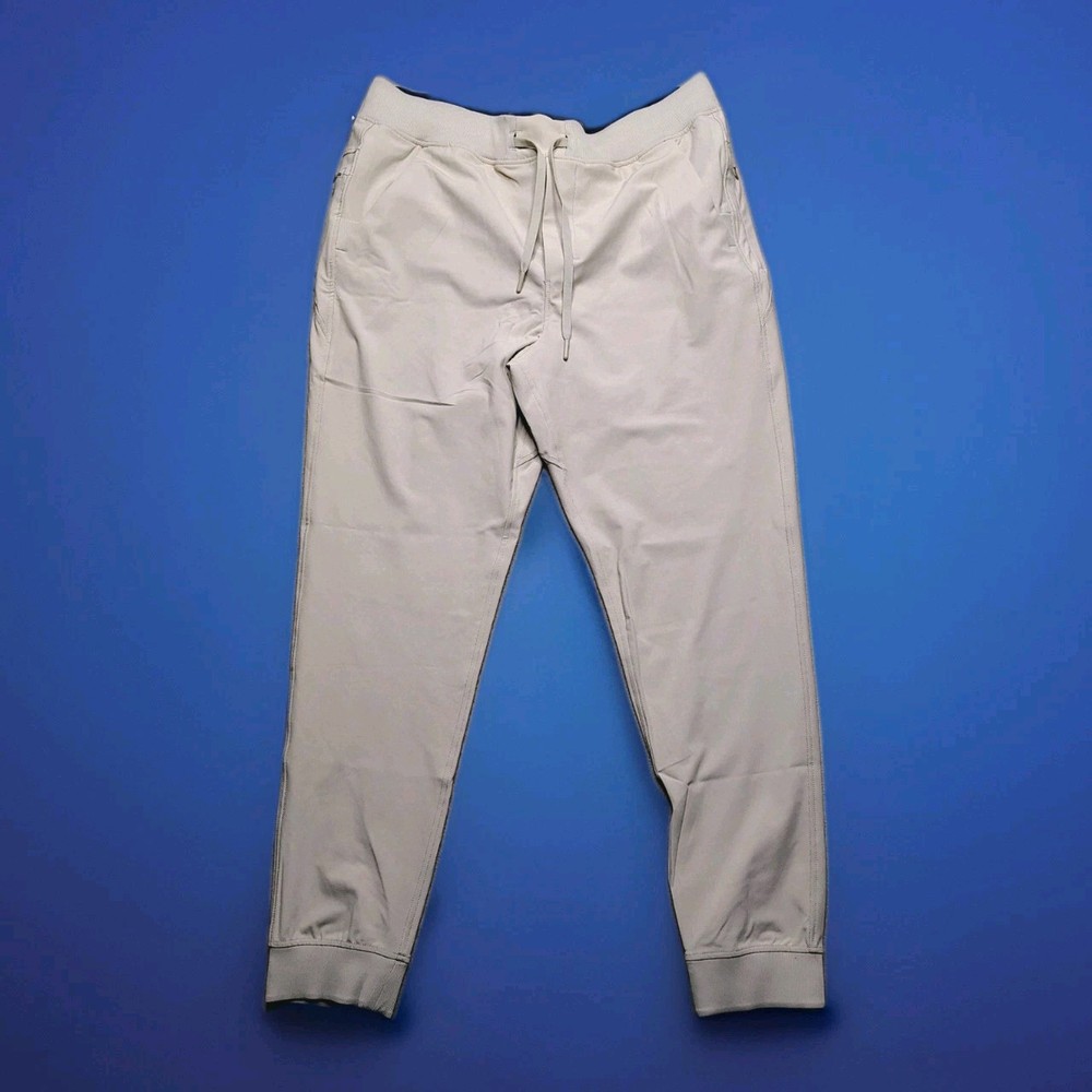 Birddogs Boom For Your Boomstick Men's Size 2XL Jogger Pants Beige Stretch Lined