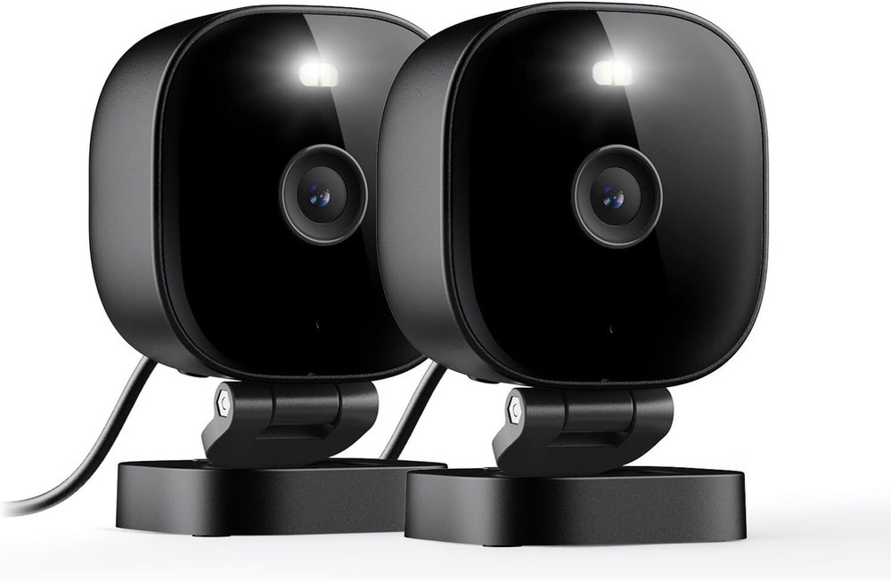 Indoor/Outdoor Mini G3 Cameras with Full-Color Night Vision for Home Security