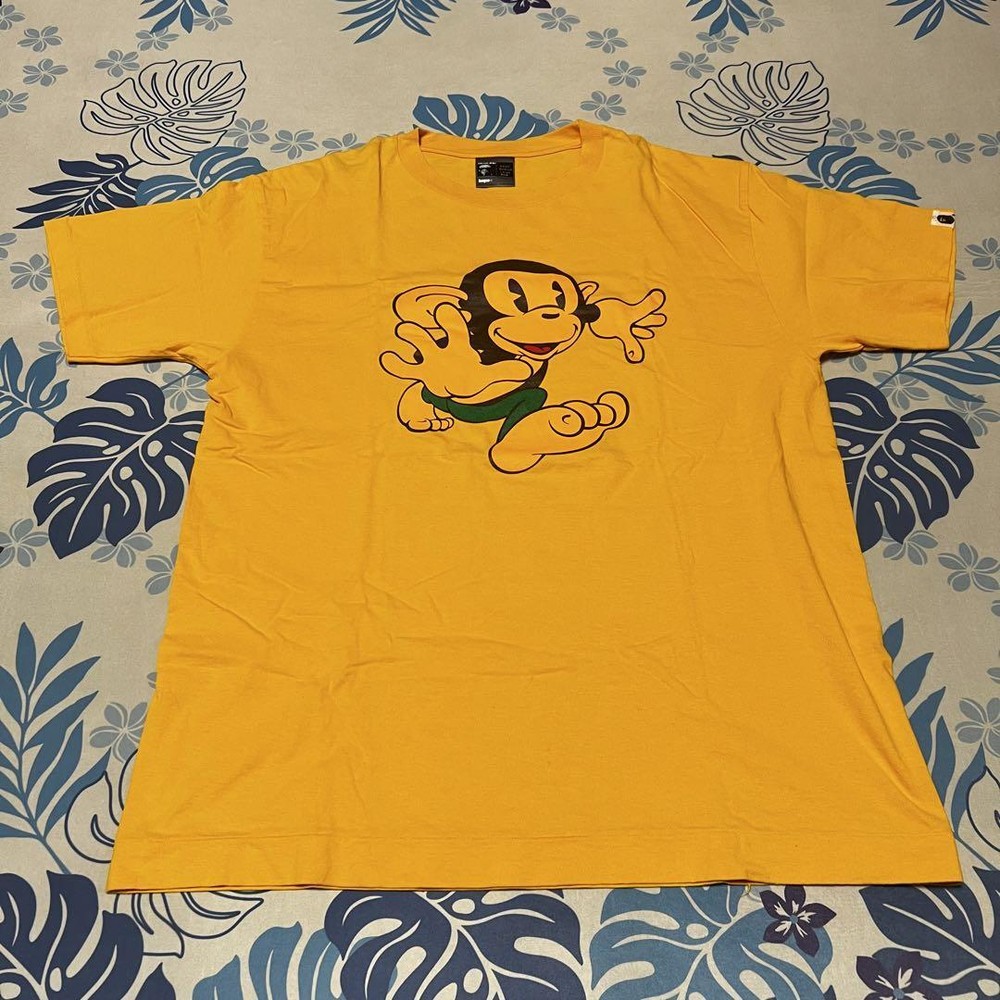 Excellent Used BAPE Shirt XL Authentic Rare 90S Initial Tag Single Stitch