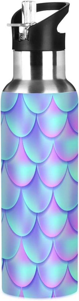 Flower Horse Water Bottle Stainless Steel Vacuum Insulated Water Bottle Standard