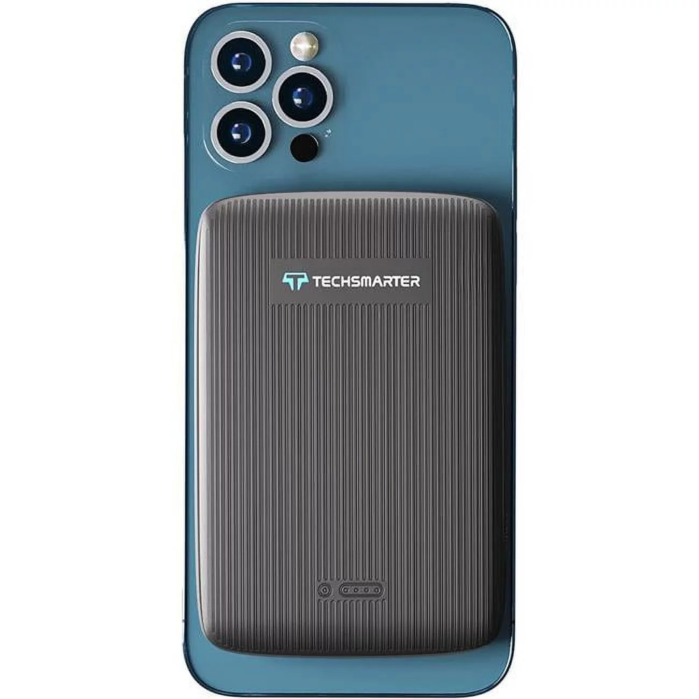 10000mAh Magnetic Wireless Power Bank with 18W USB-C PD for iPhone 14/13/12