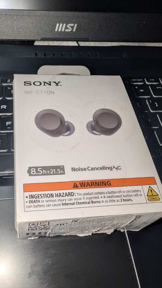 Sony WF-C710N Wireless Noise Canceling Earbuds New