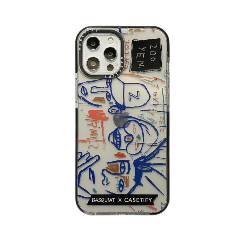 NEW Casetify iPhone Case Basquiat graffiti color soft 11 12 13 14 15 Pro Max