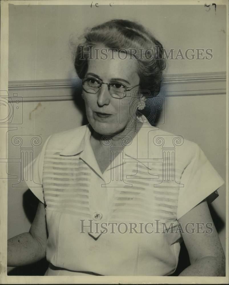 1949 Press Photo Miss Ruth I. McShane, Local Civic Group Leader - noo54851