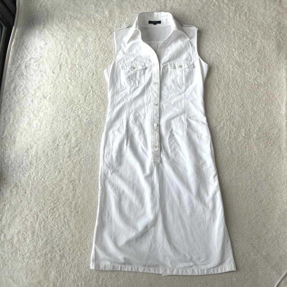 Burberry London Sleeveless Shirt Dress Woman Fashion from Japan