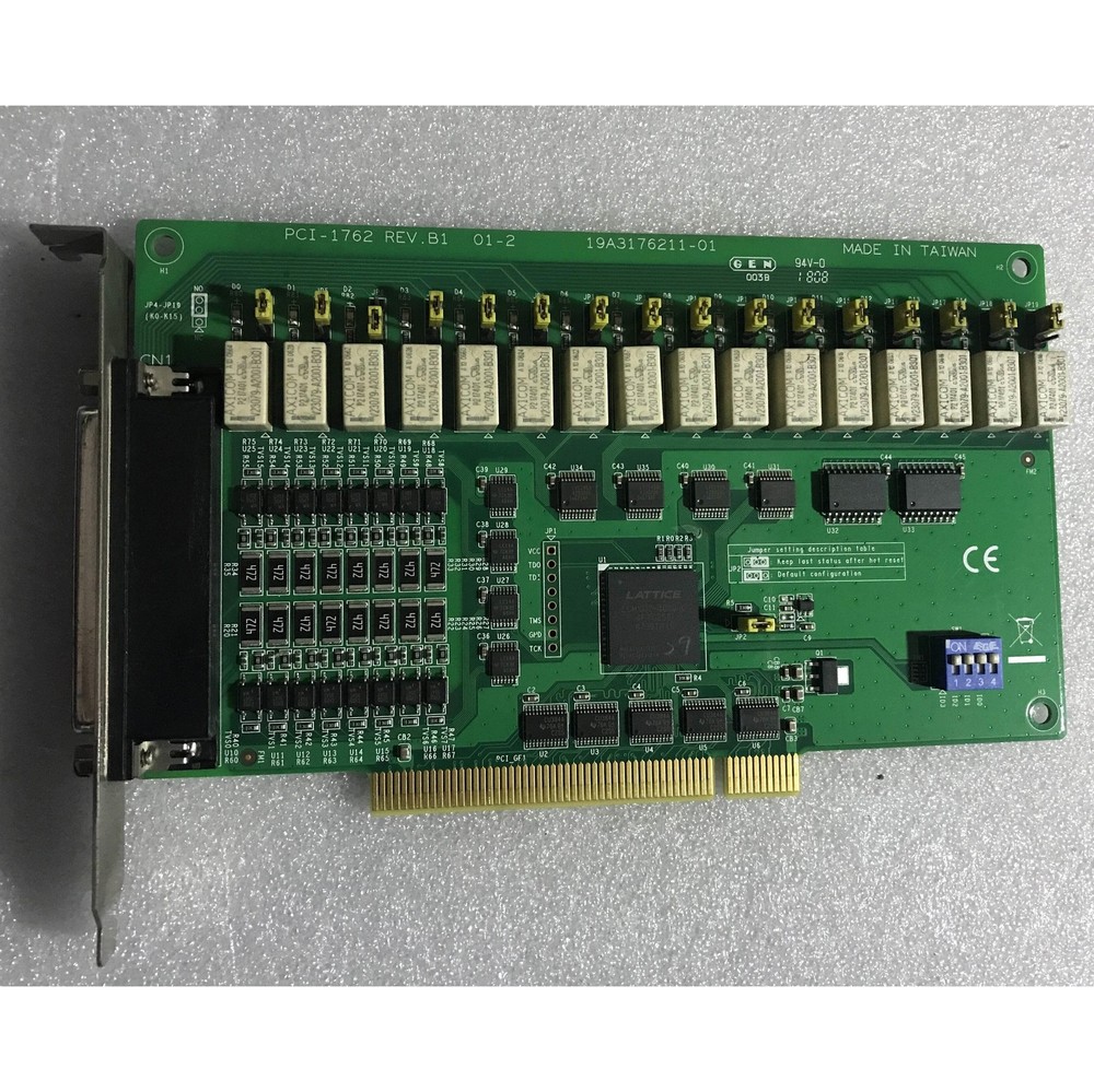 1pcs used Advantech PCI-1762 16 Isolated Digital Input 16 Relay Output