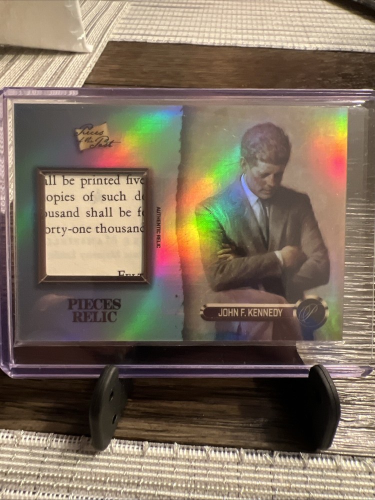 2023 Pieces Of The Past Presidential Edition John F Kennedy Print Relic