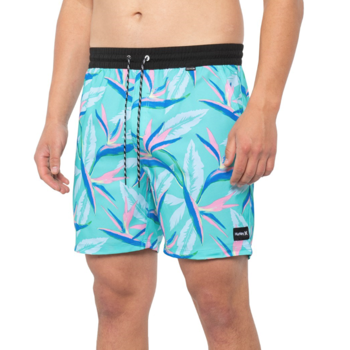 Hurley Volley Shorts Mens Large Playa Volley Swim 17” Board Shorts New