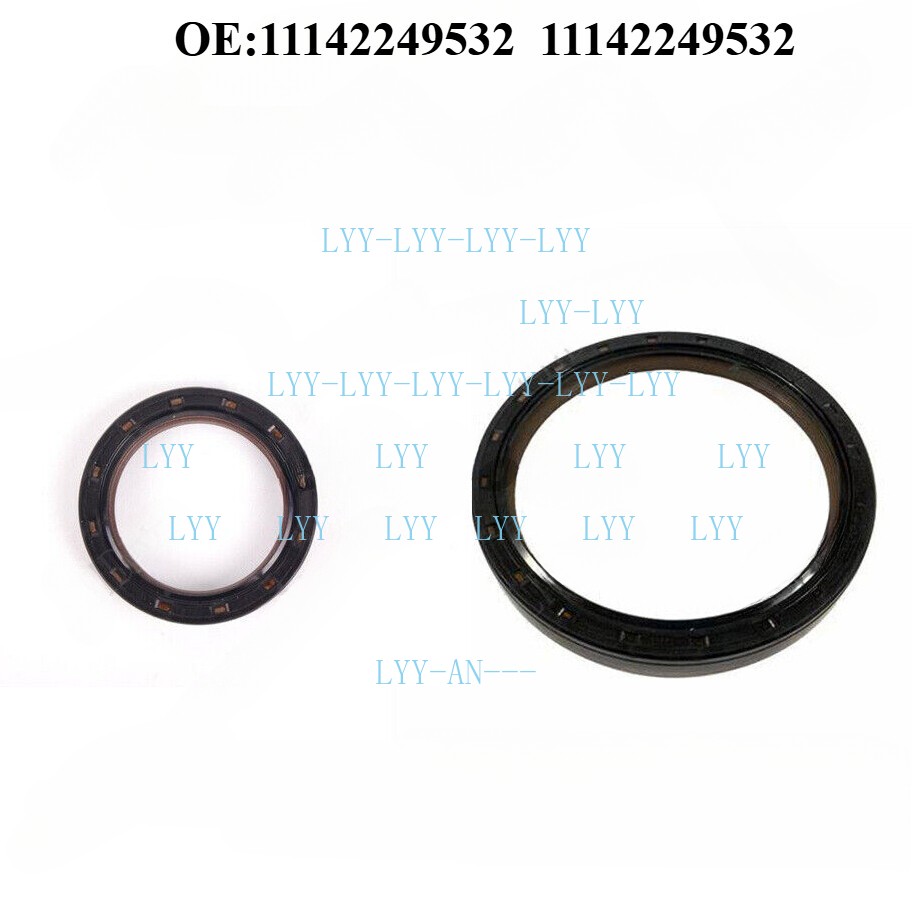 11142249532+11142249532 Front Rear Crankshaft Crank Seal For BMW 323i 325i 330i