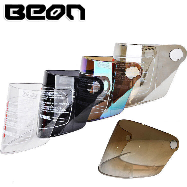 BEON Full Half Face Helmet Shield for B110A B700 B702 Flip Up Helmet Visor Lens