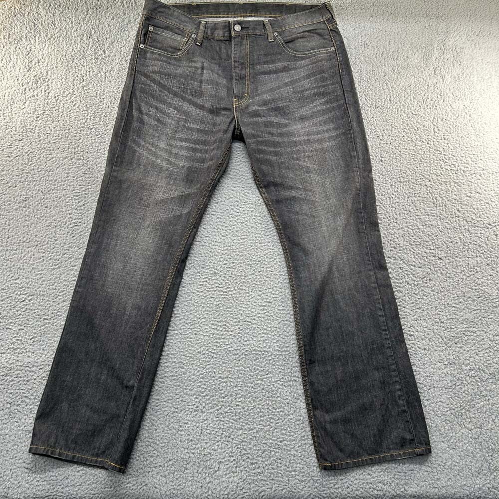 Levis 527 Jeans Mens 38 (39X31) Slim Boot Cowboy Western Whiskered Clean