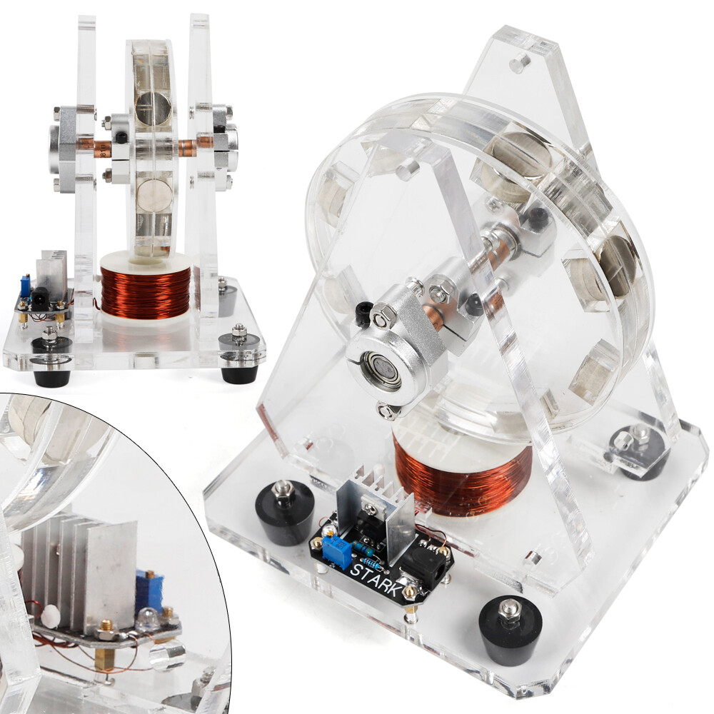 12V DIY Brushless Perpetual Motion Motor Acrylic Disc Kit