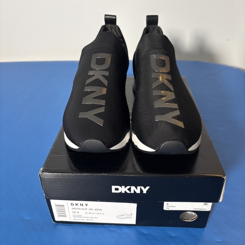 DKNY Women's Jadyn Slip-On Sneakers Size 8 Black