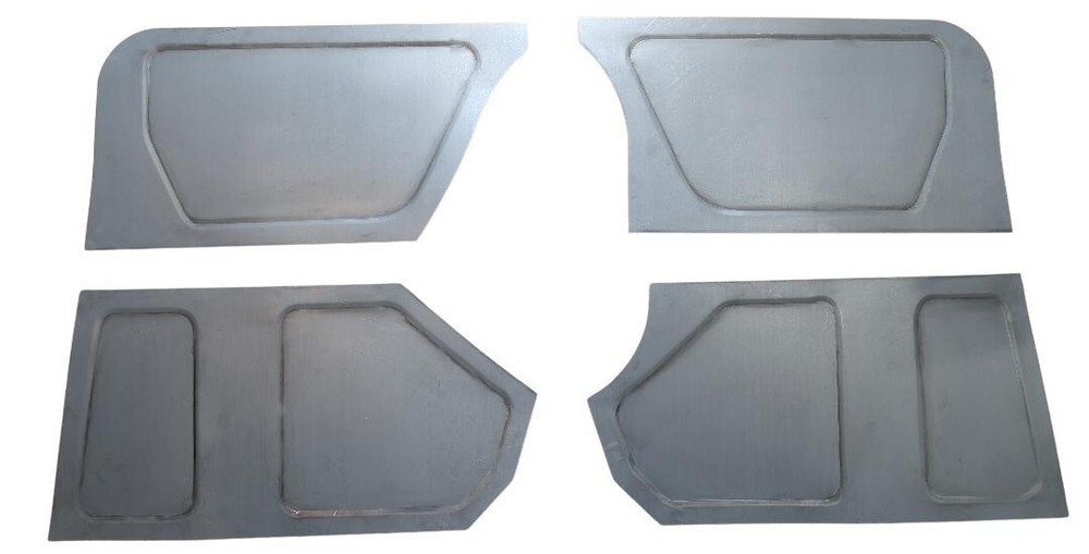 1955-59 Chevy & GMC Firewall and Toe Boards panels   4Pc. Kit