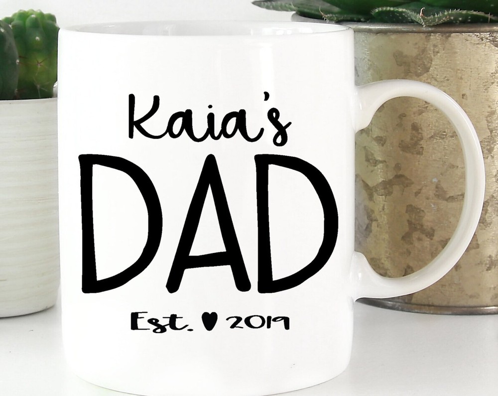 Dad Mug Gift For Dad New Dad Gift Pregnancy Announcement Personalized Dad Mug