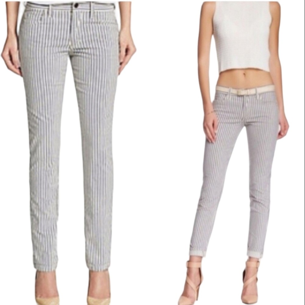 Pantalones Joes Jeans Weekender Lino Mezcla Algodón Rayas 28