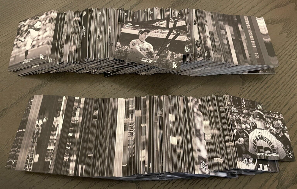 2024 Topps Black and White Singles You Pick Complete Your Set Buy 4 Get 1 FREE