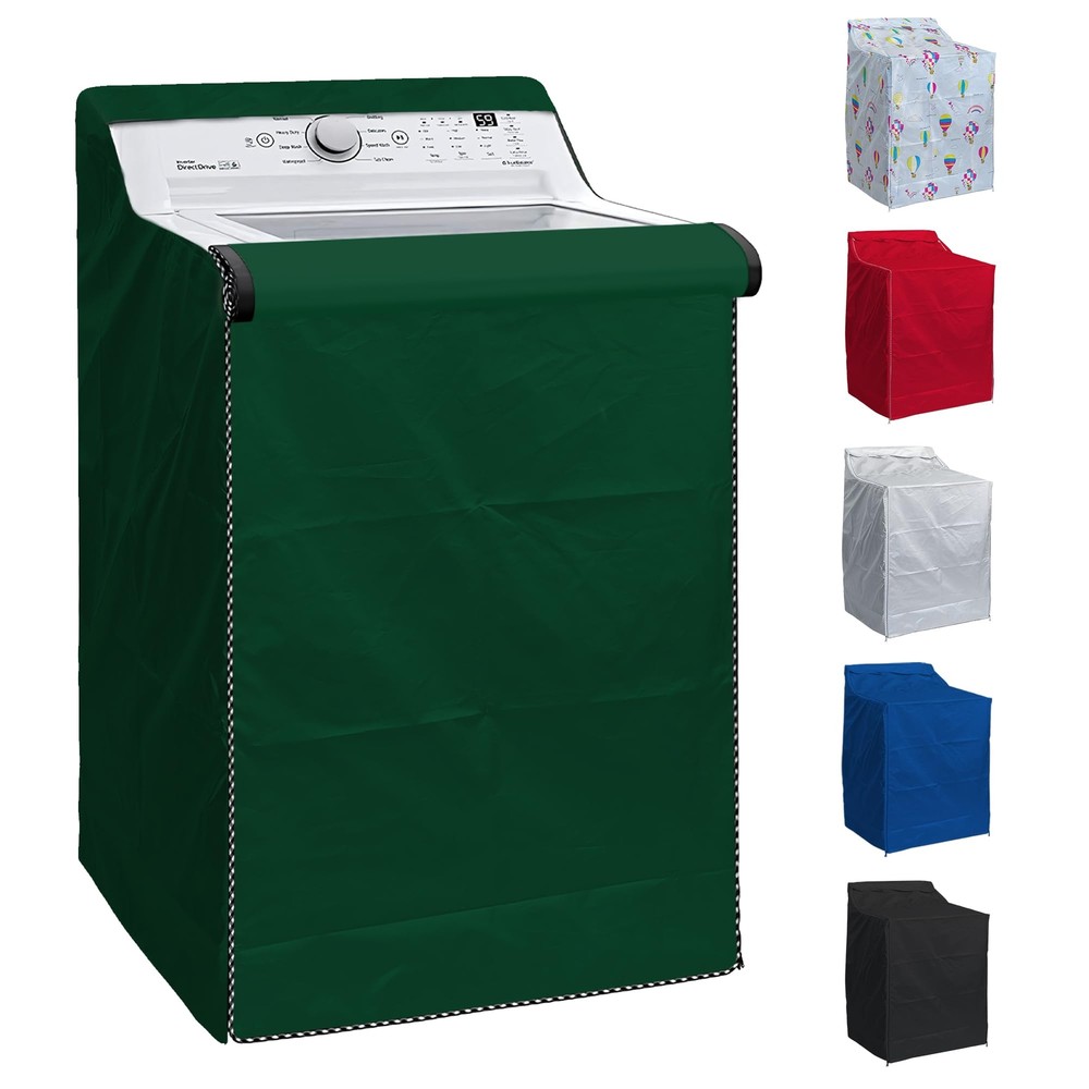 Washing Machine Cover with Laundry Bag: Perfect For Top-load Washer/Dryer - P...