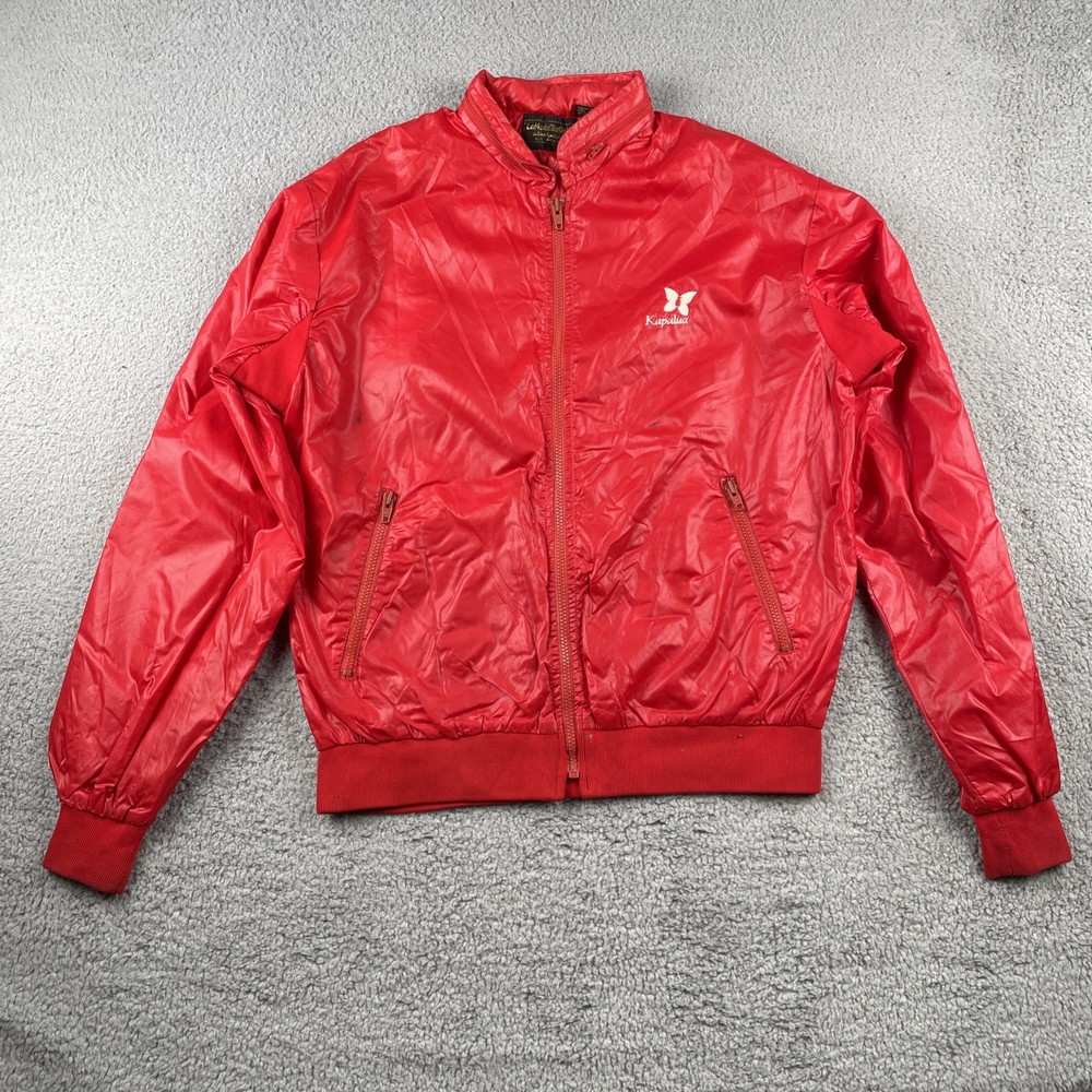 Vintage LaModeDuGolf Active Sportswear Los Angeles Red Large With Hidden Hood