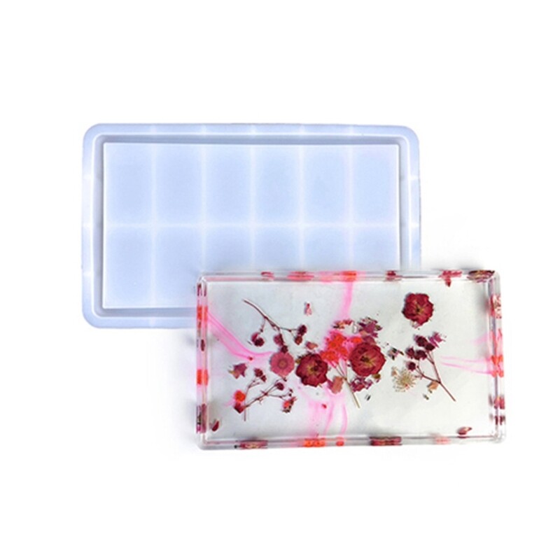 Silicone Resin Mold for Practical Storage Container Trays  