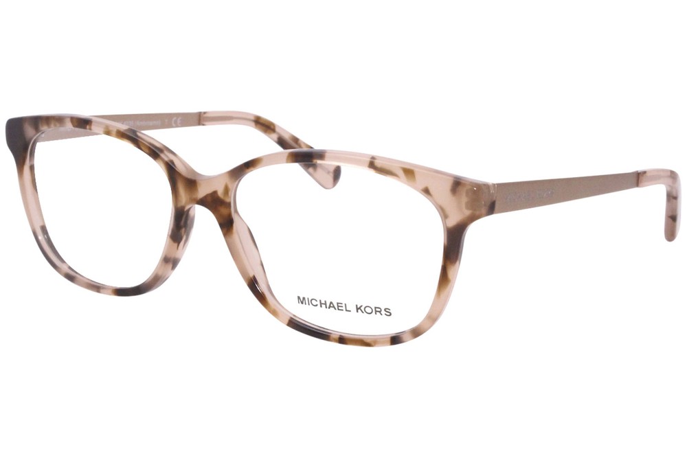 Michael Kors Ambrosine MK4035 3205 Eyeglasses Pink Tortoise Optical Frame 53mm