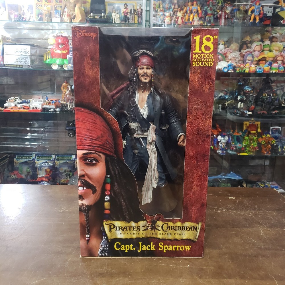 NECA 18 Captain Jack Sparrow Pirates of the Caribbean Action Figure MISB