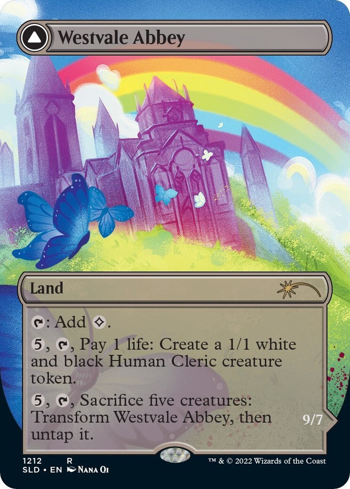 Westvale Abbey (Display Commander) - Thick Stock Secret Lair Drop Series Regular
