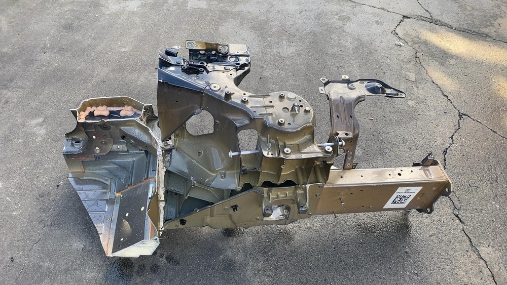 2021-2023 Tesla Model S Left Front Shock Tower Rail Apron Cut LH