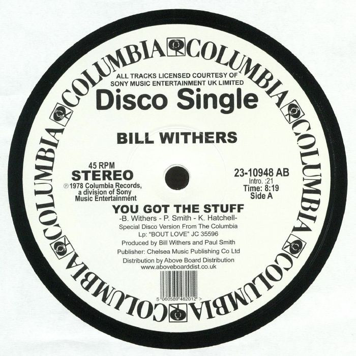 WITHERS, Bill - You Got The Stuff (reissue) - Vinyl (12