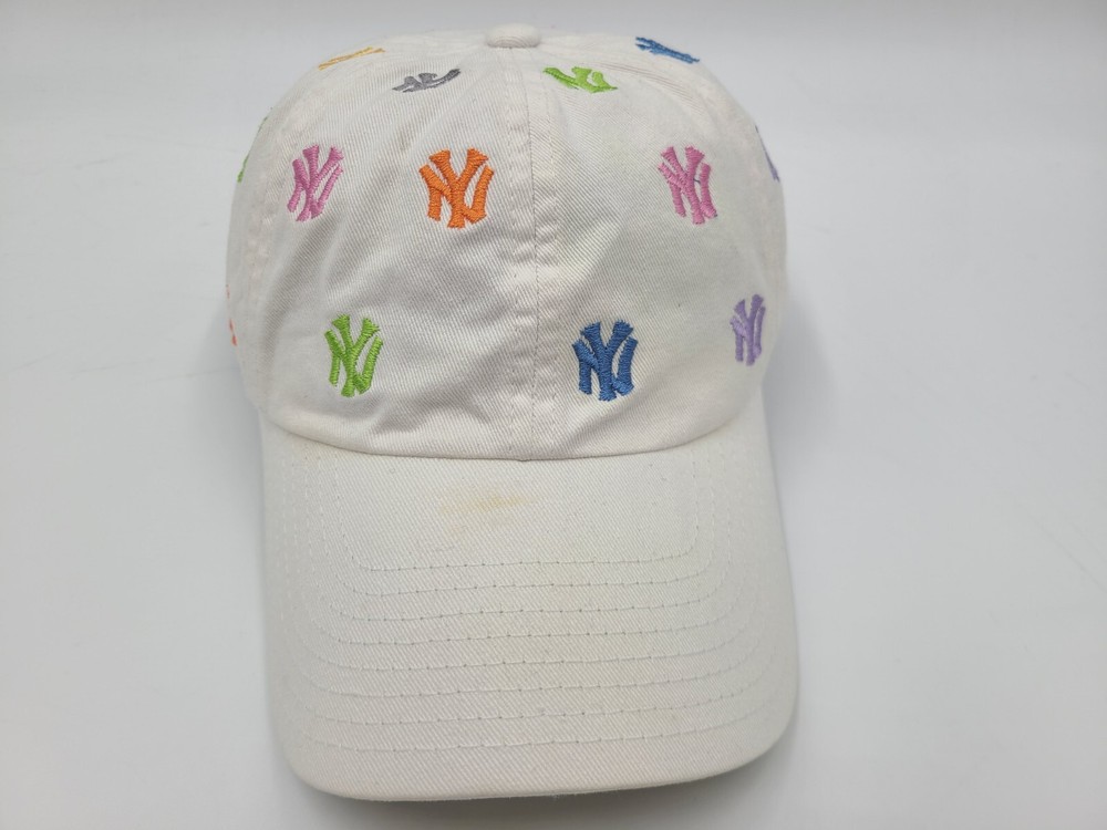 Youth New York Yankees American Needle Cooperstown All Over Print Logos Hat Cap